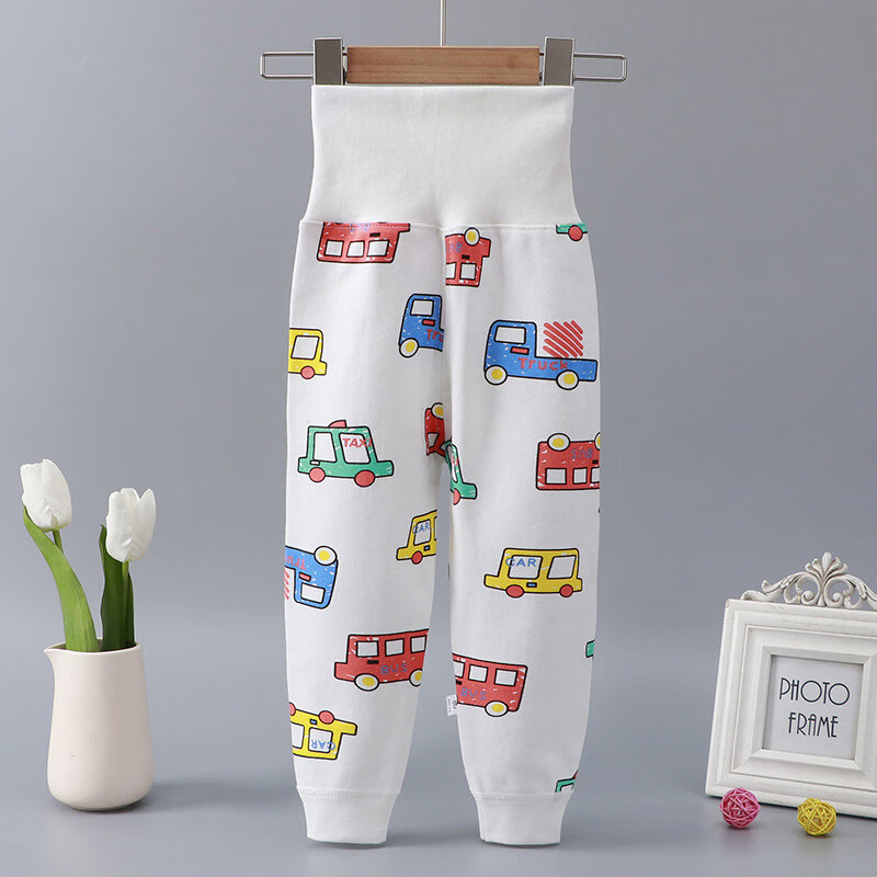 瑄妮薇 婴儿高腰护肚秋裤宝宝家居服