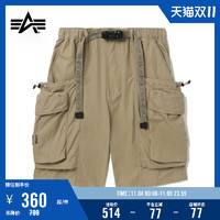 ALPHA INDUSTRIES 男装美式战术腰带军风短裤6022LXI