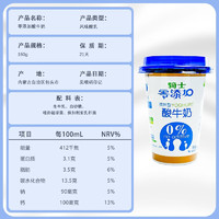 QAX 骑士 益生菌发酵乳160g整箱营养风味酸奶0添加搅拌酸牛奶含钙蛋白质 160g*12杯