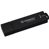 Kingston 金士頓 IronKey D300S 非托管加密USB閃存盤 FIPS 140-2 3級認證 黑色 128G
