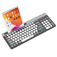 acer 宏碁 新款藍牙無線鍵盤充電薄膜靜音鍵盤一鍵連接 白色