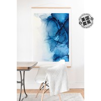 DenyDesigns deny designsElizabeth Karlson Blue Tides 抽象藝術印刷品帶橡
