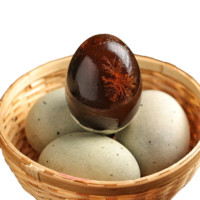 松爽润新鲜鸭蛋腌制蛋类湖北特产生熟可选 优选20枚60g-70克/个松花蛋皮蛋