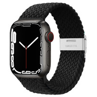 Damon Light 適用于Apple watch系列卡扣回環編織表帶舒適透氣i watch ultra/SE/8編織表帶