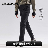 salomon萨洛蒙男款多功能锥形徒步裤冲锋裤软壳防风保暖户外运动