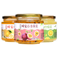 佰味葫蘆 蜂蜜柚子檸檬百香果果醬茶500g罐好喝的果醬茶(百香果)