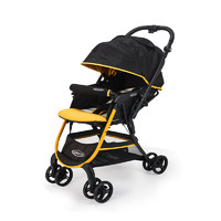 葛莱（GRACO）美国星辰婴儿四轮高景观可坐可躺0-3岁双向推车 黄色