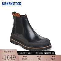 BIRKENSTOCK舒适休闲男女同款靴子Prescott系列 黑色窄版1025218 36