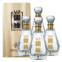 国缘今世缘 V3 幽雅醇厚型40.9度500ml*4瓶 整箱装