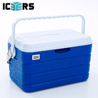 ICERS 艾森斯 PU保温箱10L户外车家两用冰箱胰岛素医用冷藏箱   配背带温显6个冰袋