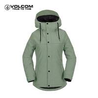 VOLCOM 钻石保暖耐磨单双板专业滑雪服2023冬季女款冲锋衣款式棉服