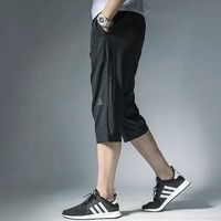 adidas 阿迪達斯 男子經典三條紋運動休閑褲七分褲BK0982
