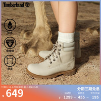 Timberland 女鞋6寸靴户外休闲防水偏大|A2G5E A2G5EW/浅灰褐色 36 鞋内长：22.5CM