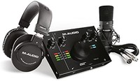 M-AUDIO USB 音频接口 完全声乐制作套装 M-Track 2x2 Vocal Studio PRO