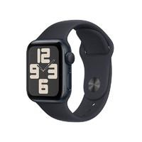 Apple 苹果 Watch SE 2023款智能手表GPS款40毫米午夜色铝金属表壳午夜色运动型表带S/M MR9X3CH/A