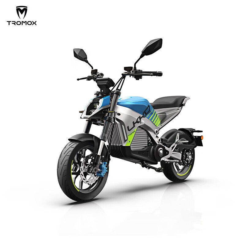 摩兽TROMOX电动摩托车Ukko S 锂电池大功率高速电摩长续航可上牌 青春蓝 （72V45Ah)青春版