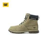 CAT 卡特男士休闲工鞋牛皮防滑防水耐磨工装靴休闲低靴