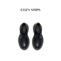 COZY STEPS 可至秋季新款单鞋休闲增高女鞋圆头贝果鞋