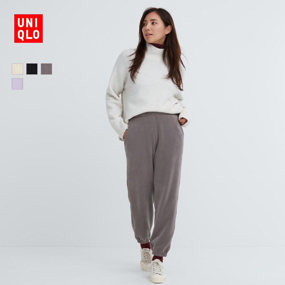 UNIQLO 优衣库 女装 高弹力摇粒绒束脚裤 467392