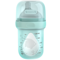 BABISIL 贝儿欣 初生儿专用防胀气奶瓶防呛新生儿婴儿硅胶内胆0-6个月喝奶