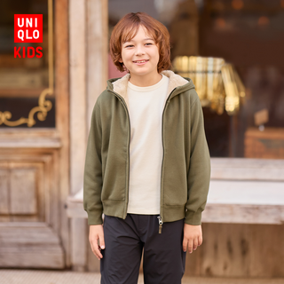 UNIQLO 优衣库 童装加绒连帽外套462198 颜色可选