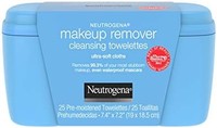 露得清 Makeup Remover 洁面毛巾，日常面部湿巾，无酒精，25 ct