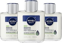 NIVEA 妮维雅 男士抗敏感剃须后润肤膏 3.3液体盎司（约97.6毫升）（1套3件）