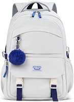 HK 学生背包女孩笔记本电脑背包 15.6 英寸防盗儿童背包书包