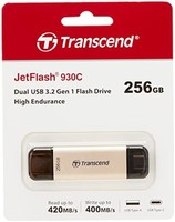 Transcend 创见 高速・高耐久USB内存 256GB USB 3.2 Gen1 Type-A / Type-C 对应 PS4/PS5