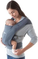 ergobaby Embrace 嬰兒背帶 適合新生兒 超柔軟 腹部背袋 符合人體工程學 牛津藍