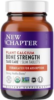 NEW CHAPTER 新章 骨骼强健支持,关节柔韧性,心脏健康支持 180片/瓶 无味 素食主义者 1件装 适合成人