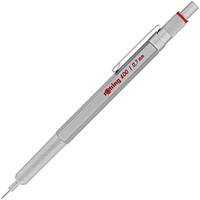 rOtring 红环 600 自动铅笔，0.7 毫米，银色笔杆 (1904444)