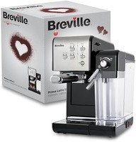 Breville 铂富 PrimaLatte II 意式咖啡机 VCF108X-01 19Bar意大利泵 适用于咖啡粉或咖啡包