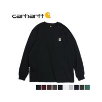 carhartt 长袖T恤运动衬衫日常休闲服圆领K126