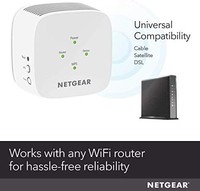 NETGEAR 美國網件 WiFi 范圍擴展器 EX2800-覆蓋范圍高達 1200 平方英尺，緊湊型壁掛式插頭設計