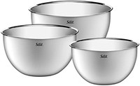 Silit 厨房碗 3 件套 不锈钢多功能搅拌碗 沙拉碗 可堆叠