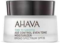 AHAVA 艾哈佛 顺滑时间控制均匀肤色保湿霜* SPF 20，1.7 液盎司 盎司。