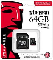 Kingston 金士頓 64GB microSDXC C10 A1 pSLC 卡 + SD 適配器 SDCIT2/64GB