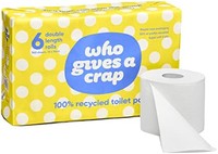 Who Gives A Crap - 環保馬桶卷,6 件裝無包裝雙長卷 - 3 層 360 張