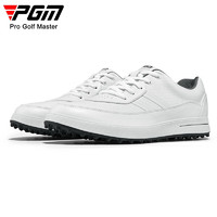 PGM高尔夫球鞋男士 防水运动鞋 防滑鞋钉 休闲百搭 golf男鞋 XZ299-白色 40