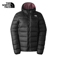 北面（The North Face）羽绒服女两面穿DWR防泼水户外运动保暖83OK O6O/黑色 M160/84