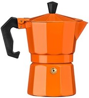 Premier Housewares 3 杯意式浓缩咖啡机 - 橙色