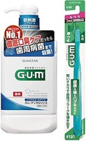 C GUM 漱口水 无酒精型 *牙膏 960毫升+附1瓶刷。