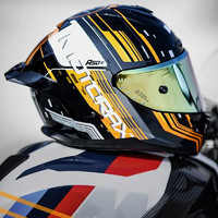 MOTORAX 摩雷士 R50S摩托车全盔大尾翼头盔男女四季街车安德森猫机车防雾个性 R50S-元素MC6-[默认透明镜片] XL