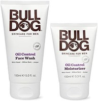 BULL DOG Bulldog 男士护肤和*控油入门套件,带控油保湿霜