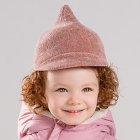 戴維貝拉 童裝秋冬季女童帽子寶寶鴨舌帽