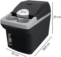 AEG 安亦嘉 汽车板酒吧 BK 6 热电冷却和保温箱 6 升 12 V 用于汽车和插座,可系在轿车上