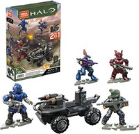 MEGA BLOKS 美高 Halo UNSC Gungoose Gambit Attack Vehicle Halo Infinite 颗粒、磁力