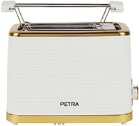 PETRA 佩特拉 PT5032WVDE 2 片烤面包机 – 包括用于面包/糕点的加热