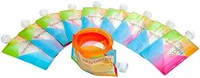 baby brezza 婴幼儿辅食储存袋散装套装 可冷藏 可清洗 可重复使用，10个（单个容量7 盎司(约 198.45克)